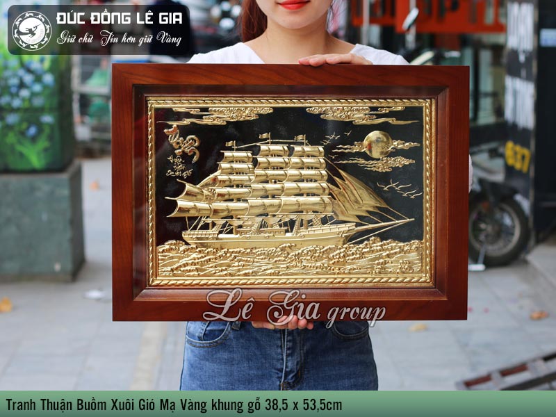 Tranh thuận buồm xuôi gió- tranh mừng tân gia